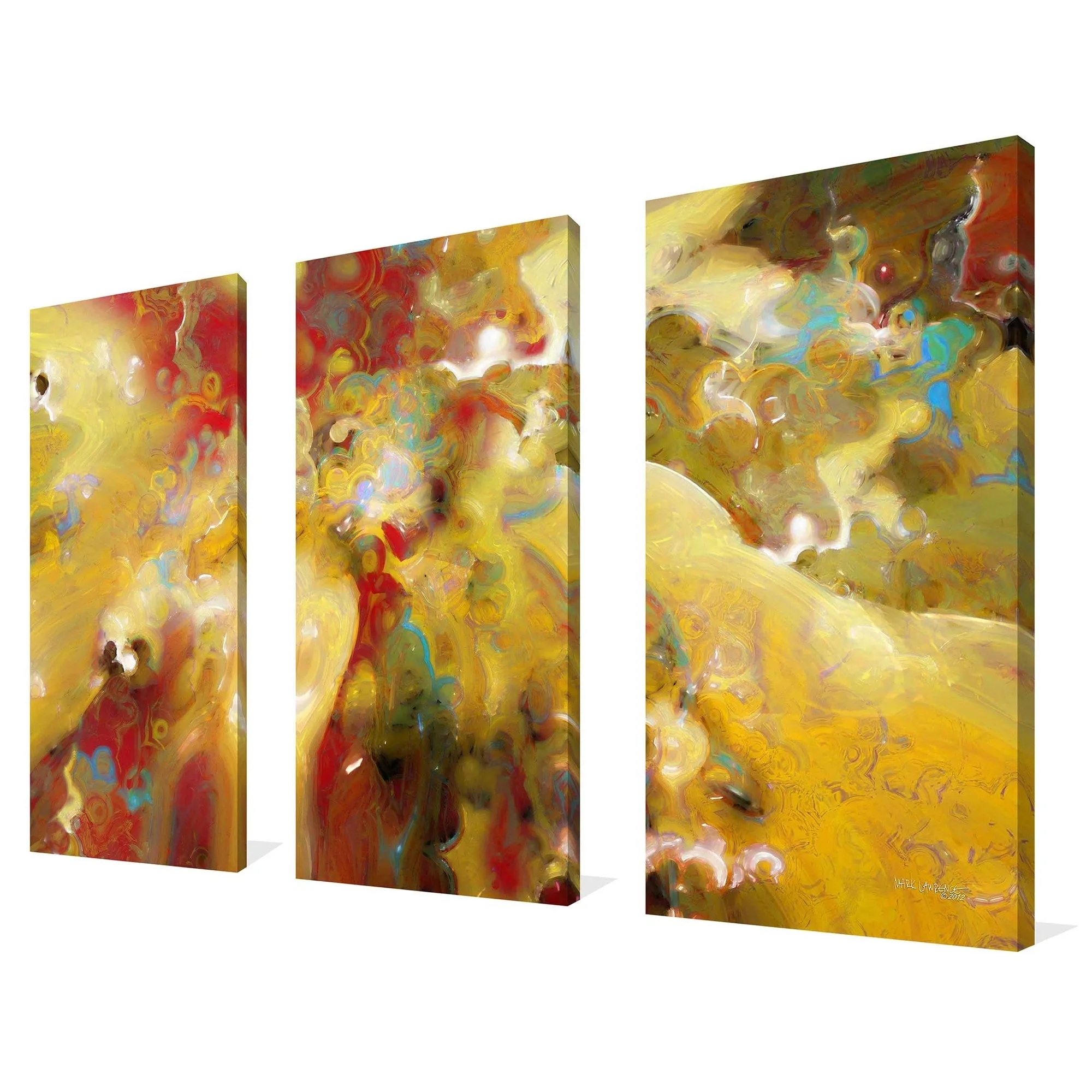 "2 Corinthians 7 10" by Mark Lawrence 3 Piece Set on Canvas