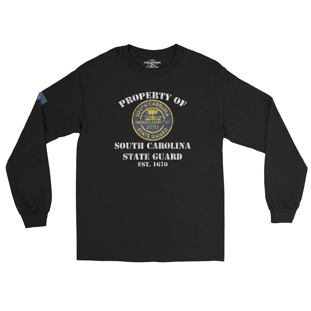 "Property of South Carolina State Guard" Long Sleeve T-Shirt