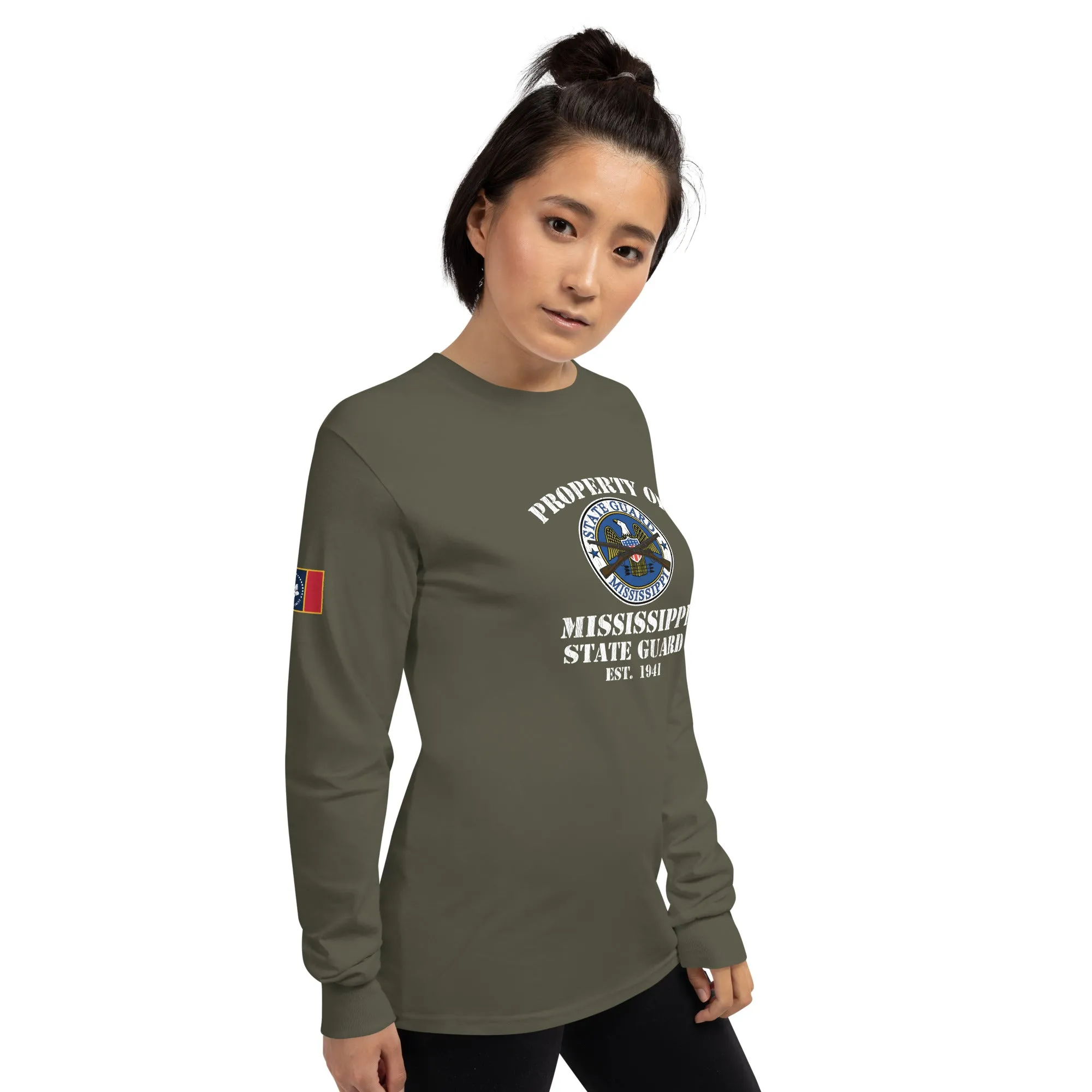 "Property of the MIssissippi State Guard" Long Sleeve T-Shirt