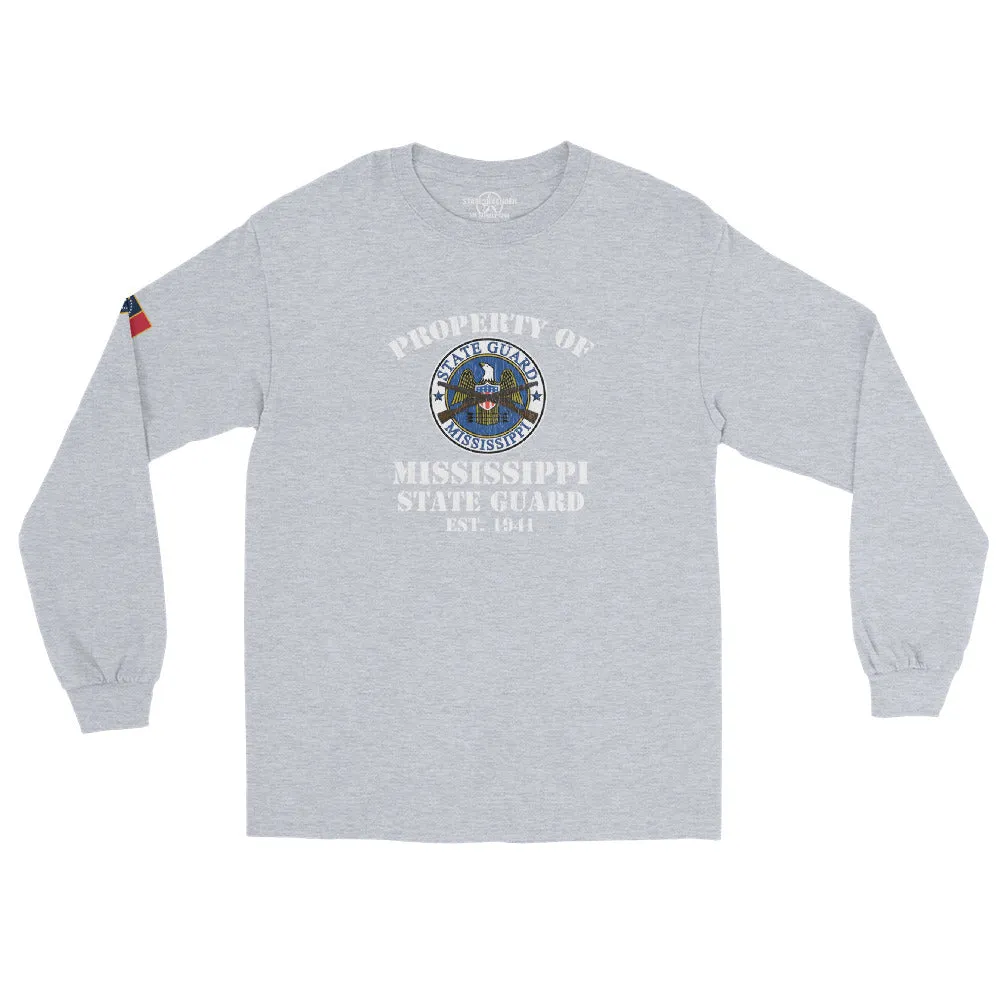 "Property of the MIssissippi State Guard" Long Sleeve T-Shirt