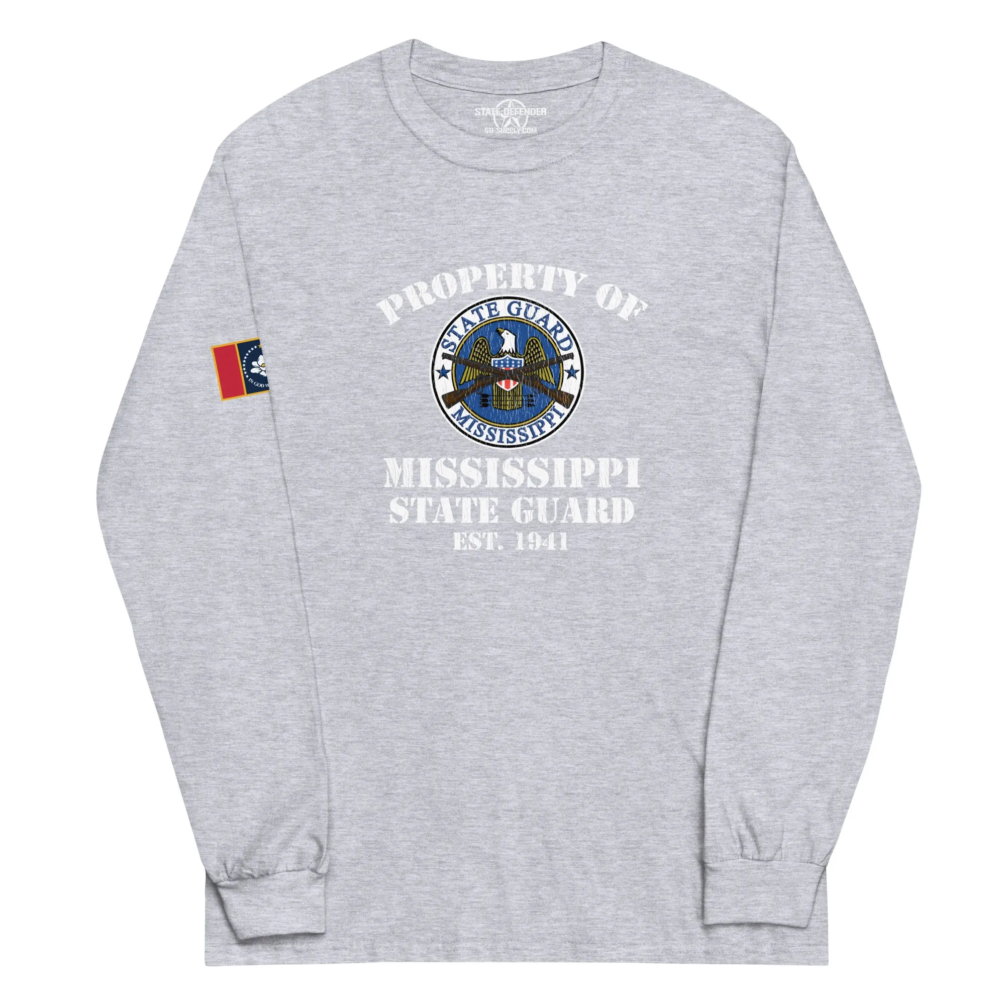 "Property of the MIssissippi State Guard" Long Sleeve T-Shirt