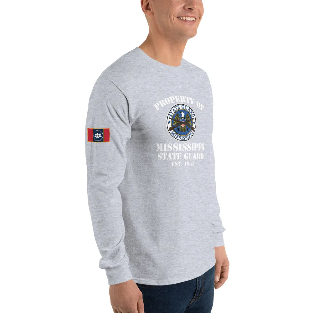 "Property of the MIssissippi State Guard" Long Sleeve T-Shirt