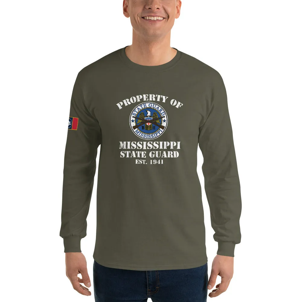 "Property of the MIssissippi State Guard" Long Sleeve T-Shirt