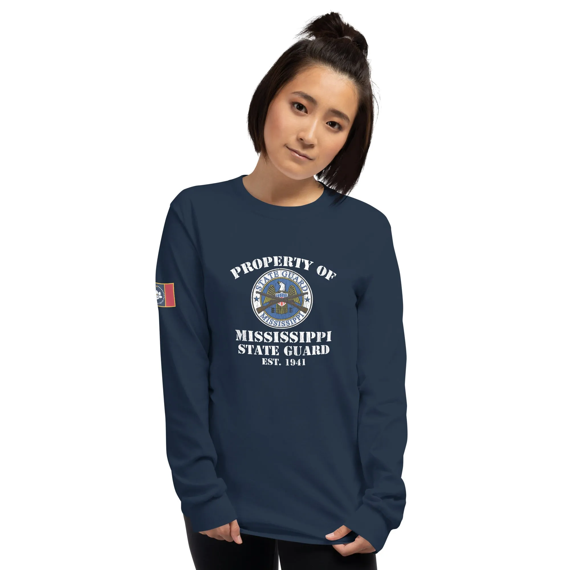 "Property of the MIssissippi State Guard" Long Sleeve T-Shirt