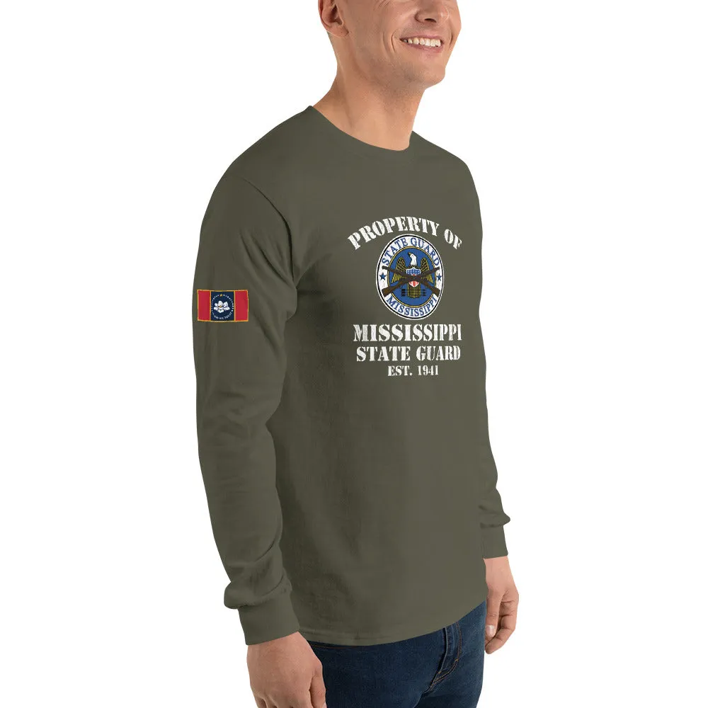 "Property of the MIssissippi State Guard" Long Sleeve T-Shirt