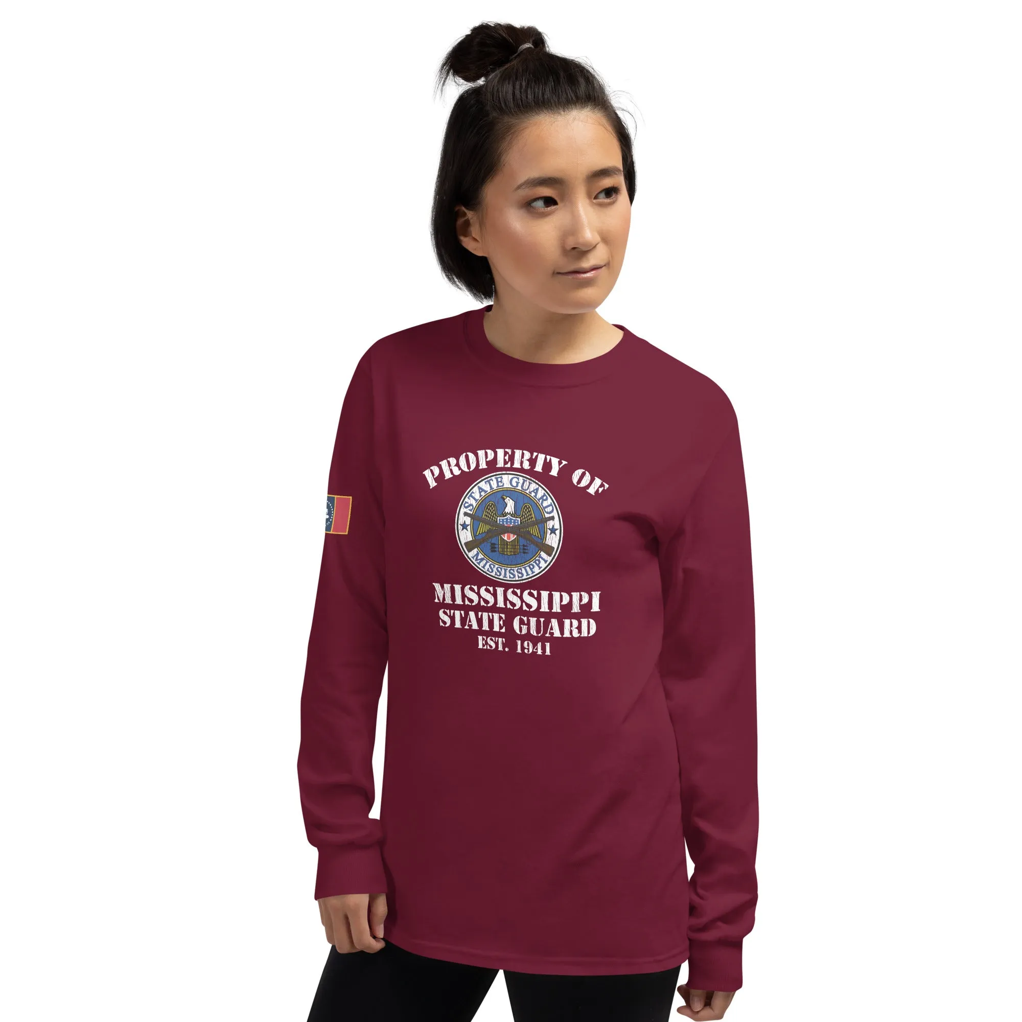 "Property of the MIssissippi State Guard" Long Sleeve T-Shirt