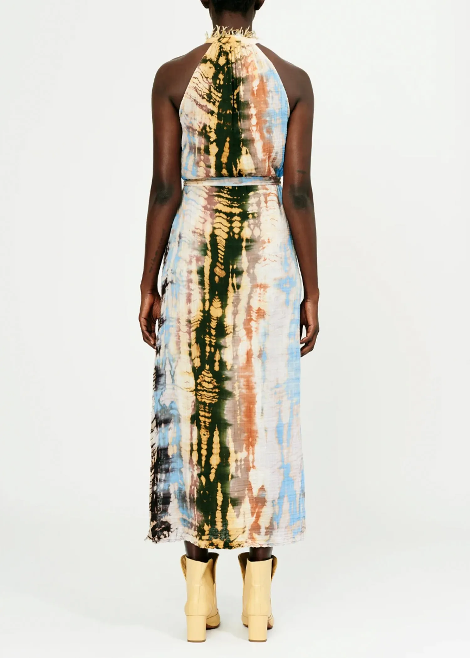 Raquel Allegra Halter Dress