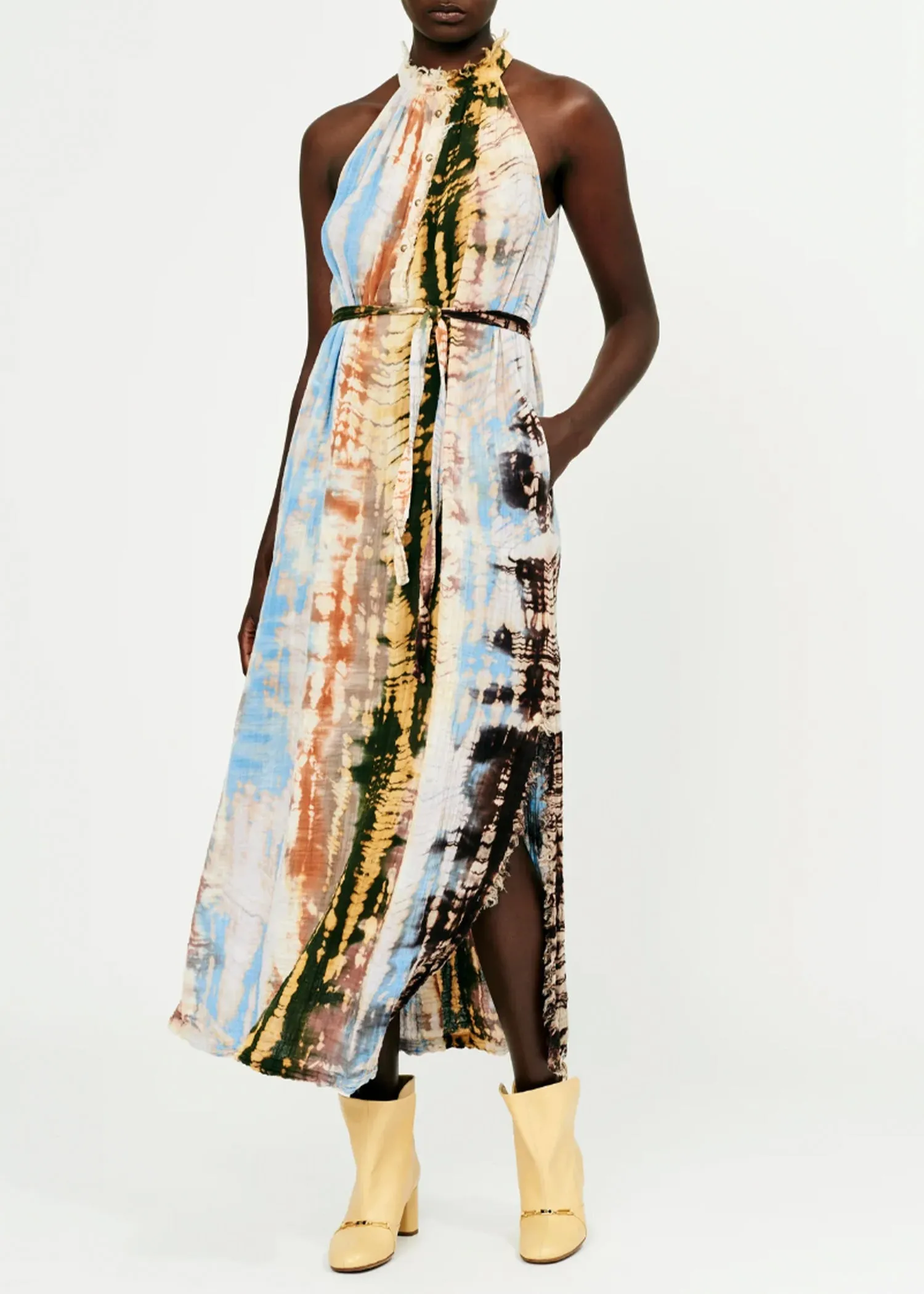 Raquel Allegra Halter Dress