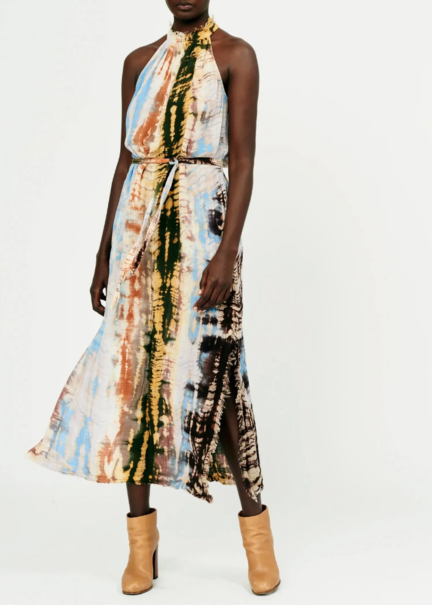 Raquel Allegra Halter Dress