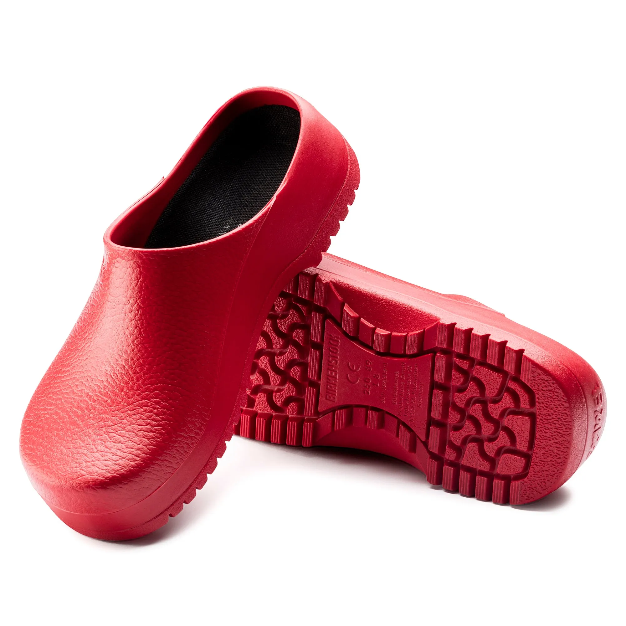 Red Super Birki Clogs for Restaurants | Birkenstock Professional Footwear