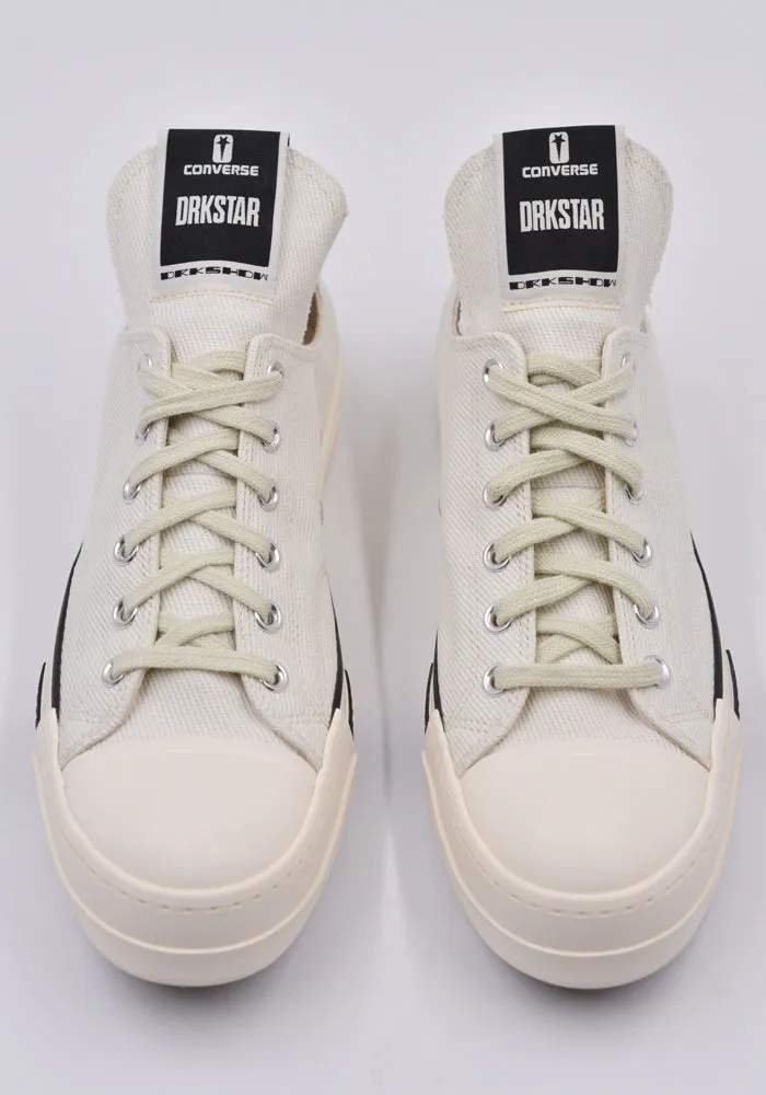 RICK OWENS DRKSHDW x CONVERSE DC01BX727 CTDR1 DRKSTAR OX WHITE