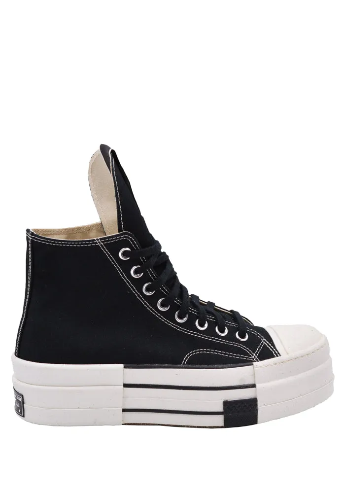 RICK OWENS DRKSHDW x CONVERSE DC02CX954 A04R1 DBL DRKSTAR HI SNEAKERS BLACK