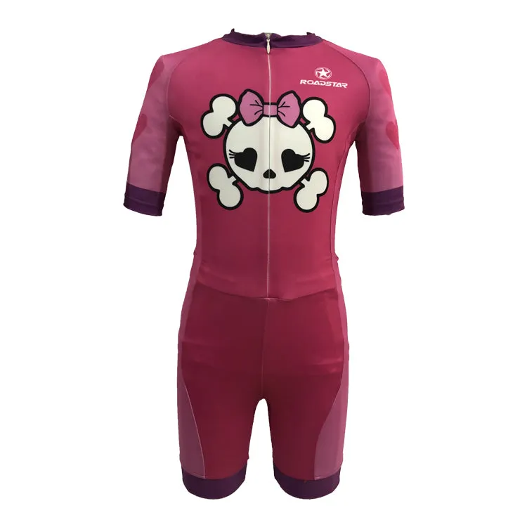 Roadstar - Kids Skull Training Skin Suit - (Blue or Pink)