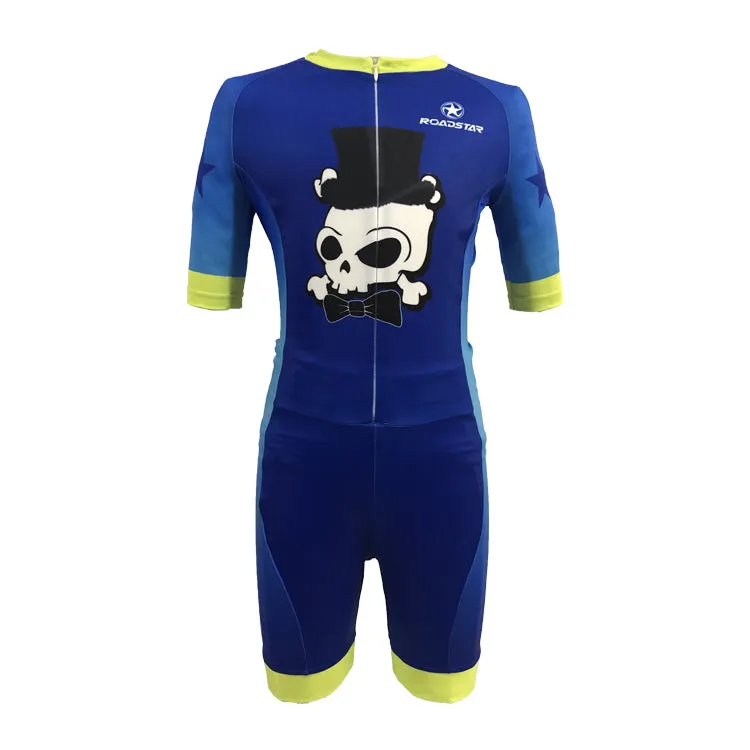 Roadstar - Kids Skull Training Skin Suit - (Blue or Pink)