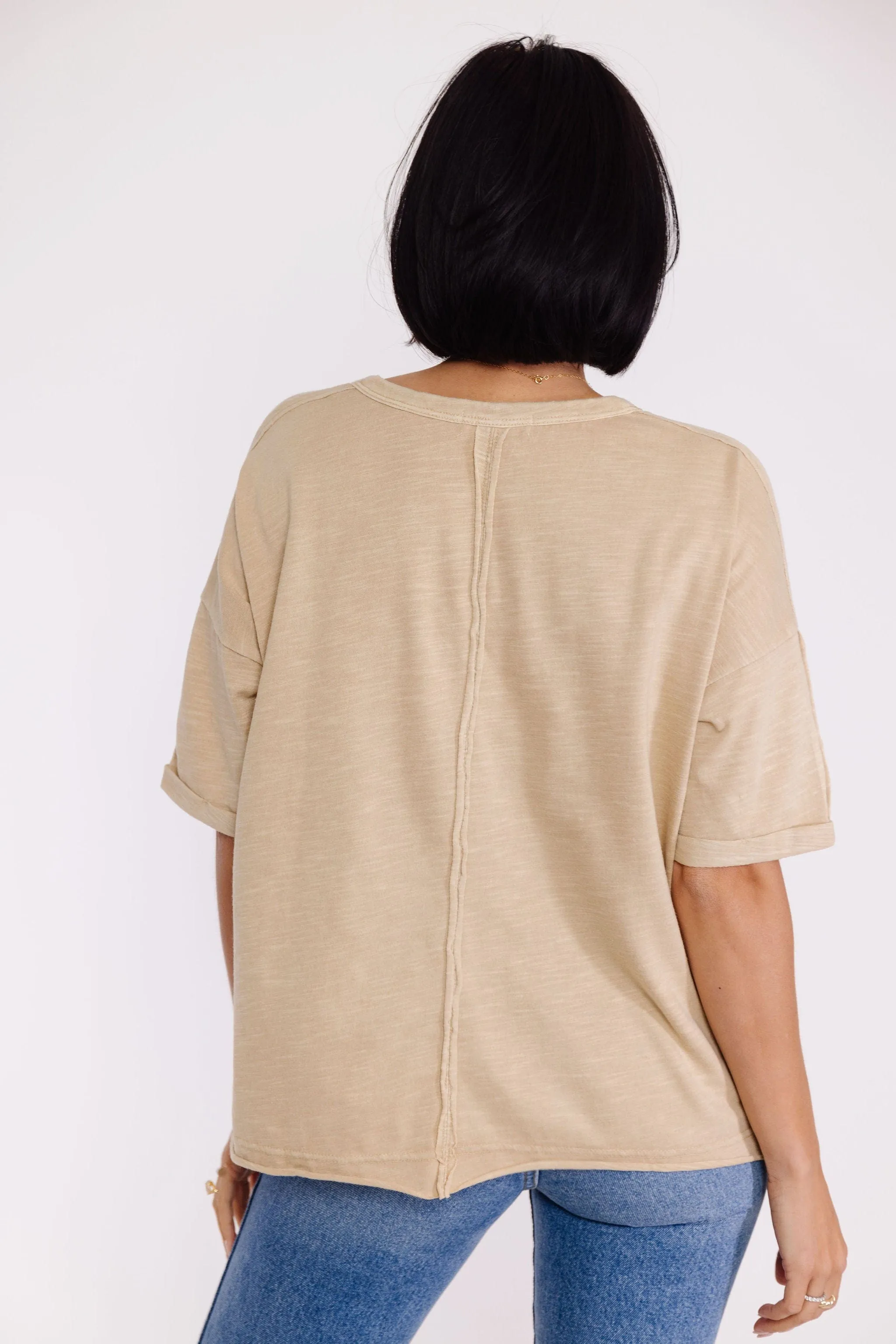 Sammie J Tee in Beige