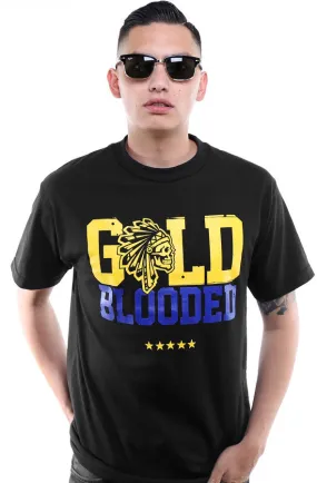 SAVS x Adapt :: Gold Blooded Chiefs (Men's Black/Royal Tee)