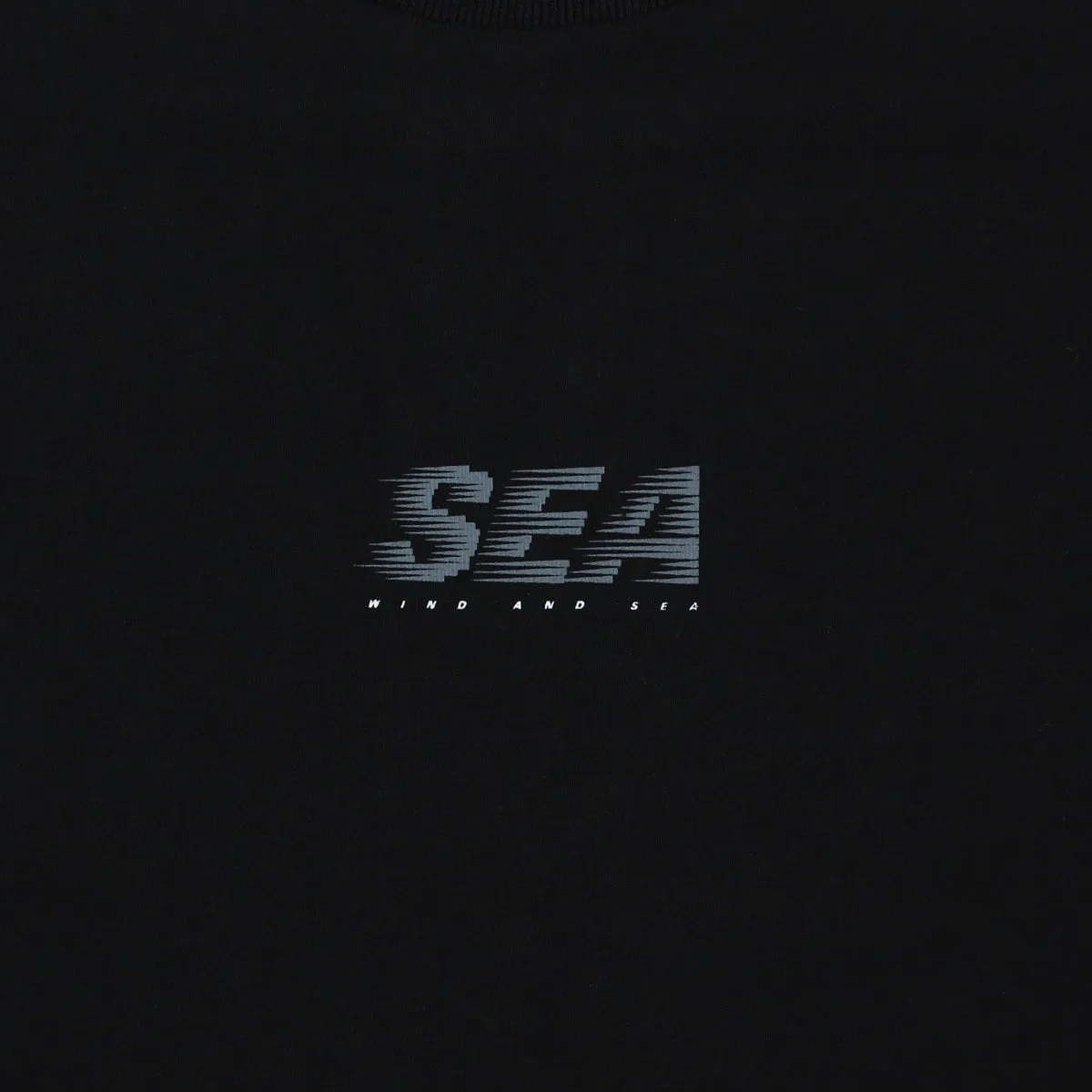 SEA Logo Piping Tee / BLACK