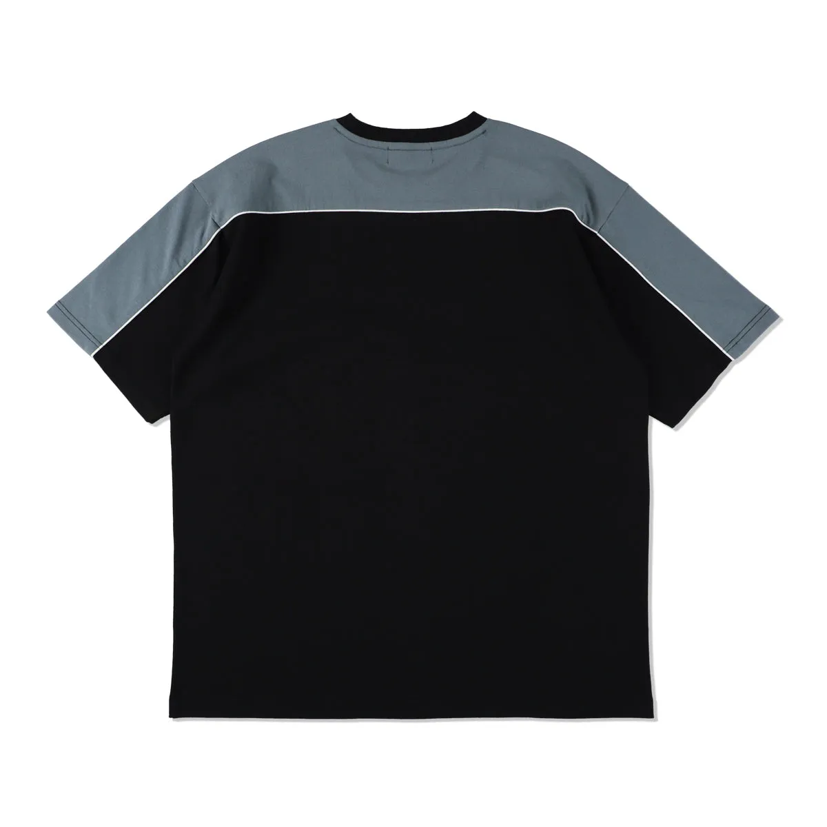 SEA Logo Piping Tee / BLACK