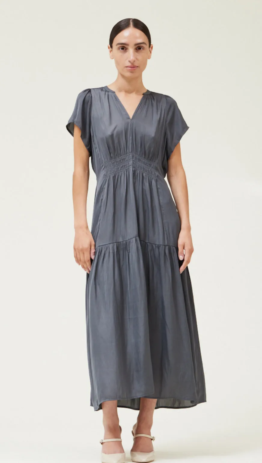 Silva Grade and Gather Midi Dress