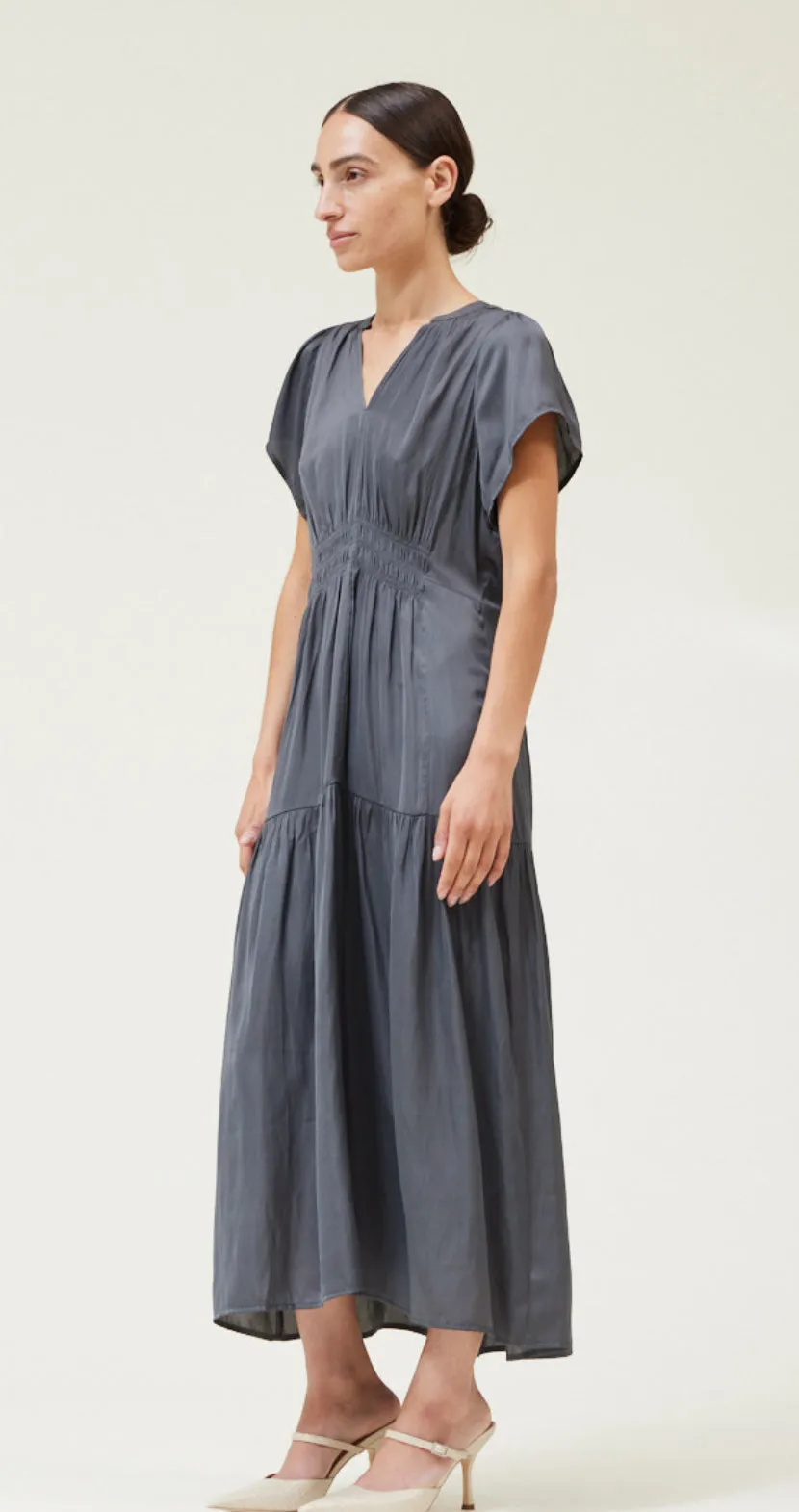 Silva Grade and Gather Midi Dress