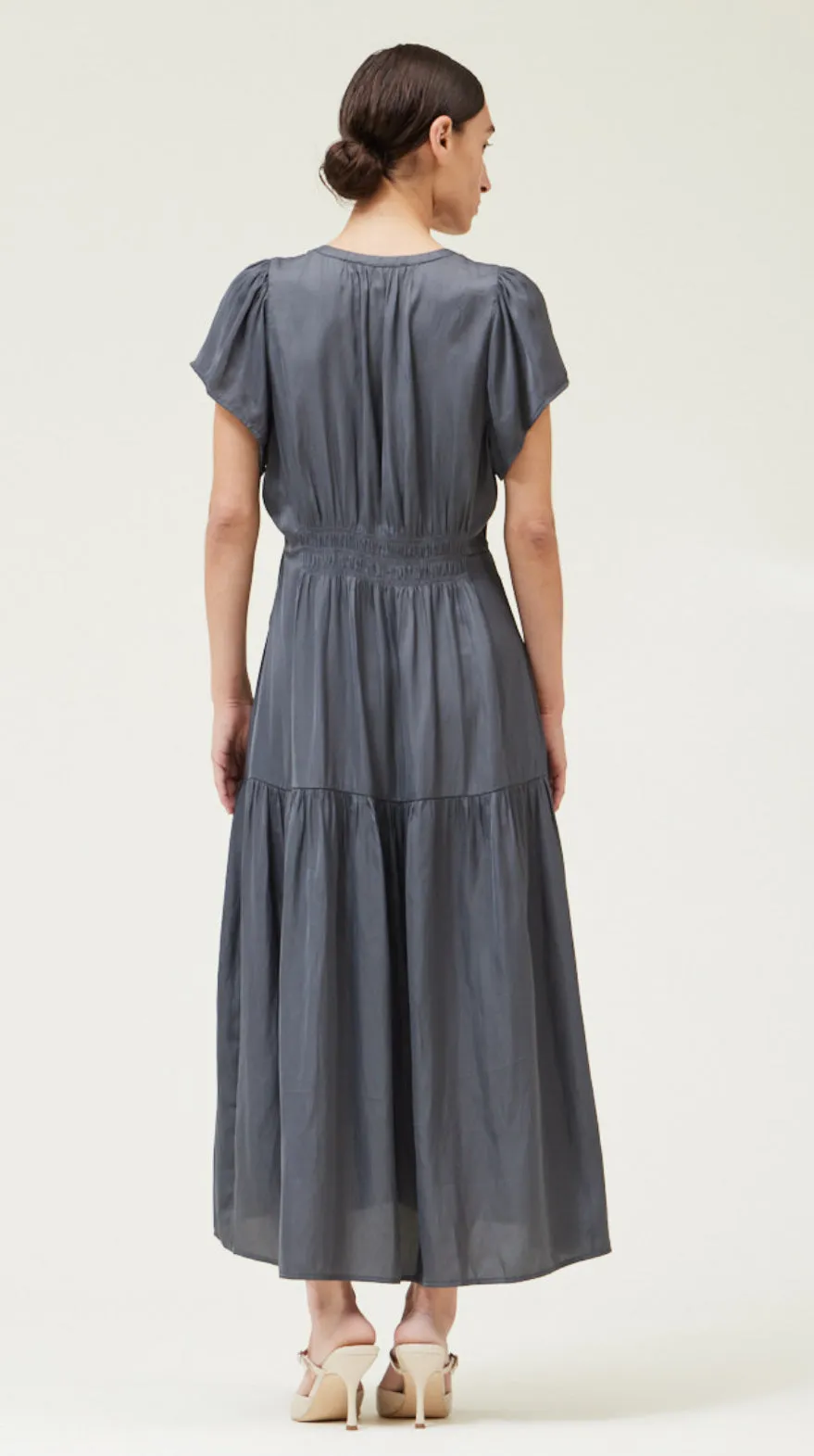 Silva Grade and Gather Midi Dress