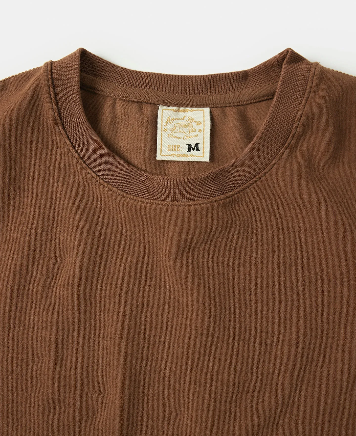 Slim Fit Crew Neck T-Shirt - Rust Red