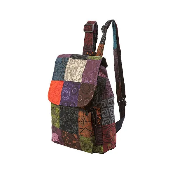 Small Patchwork knapsack, Backpack, Hippie Bag