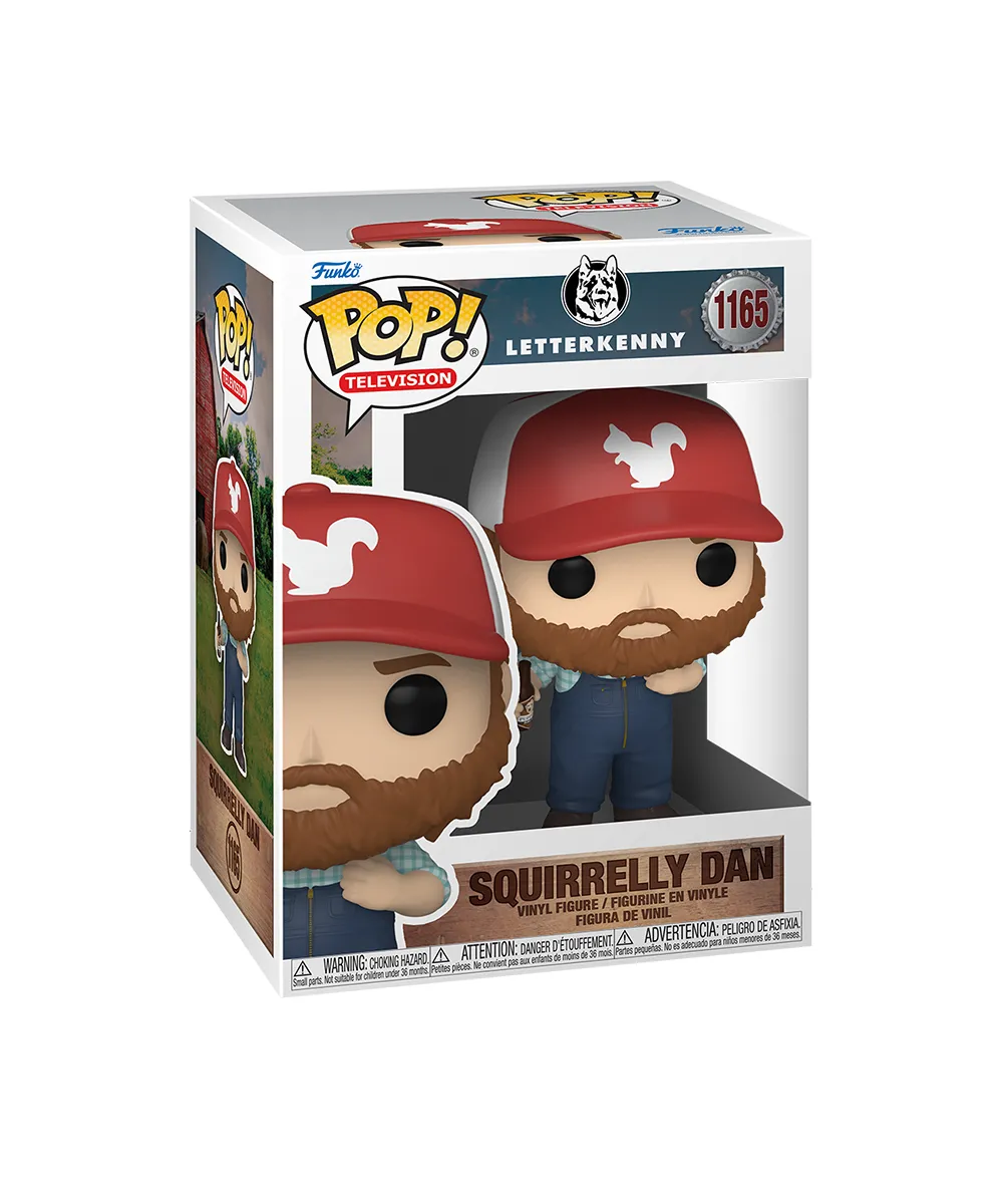 Squirrelly Dan Character Shirt   Funko POP! Bundle