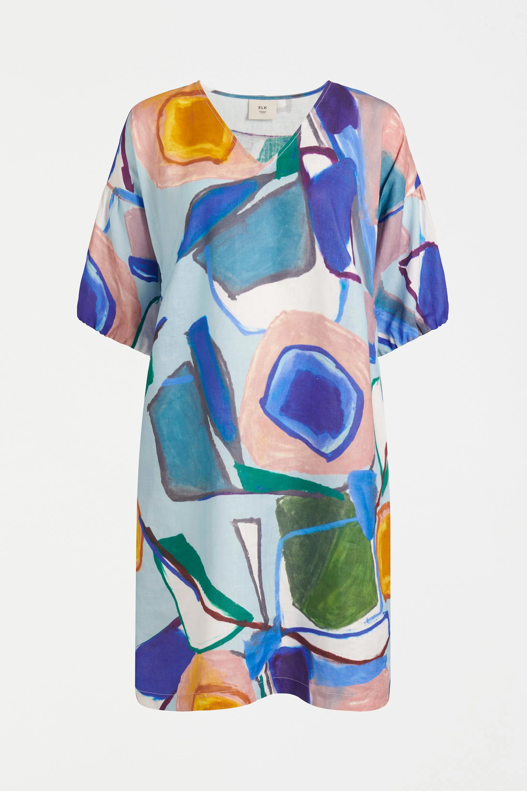 Strom Linen Print Dress