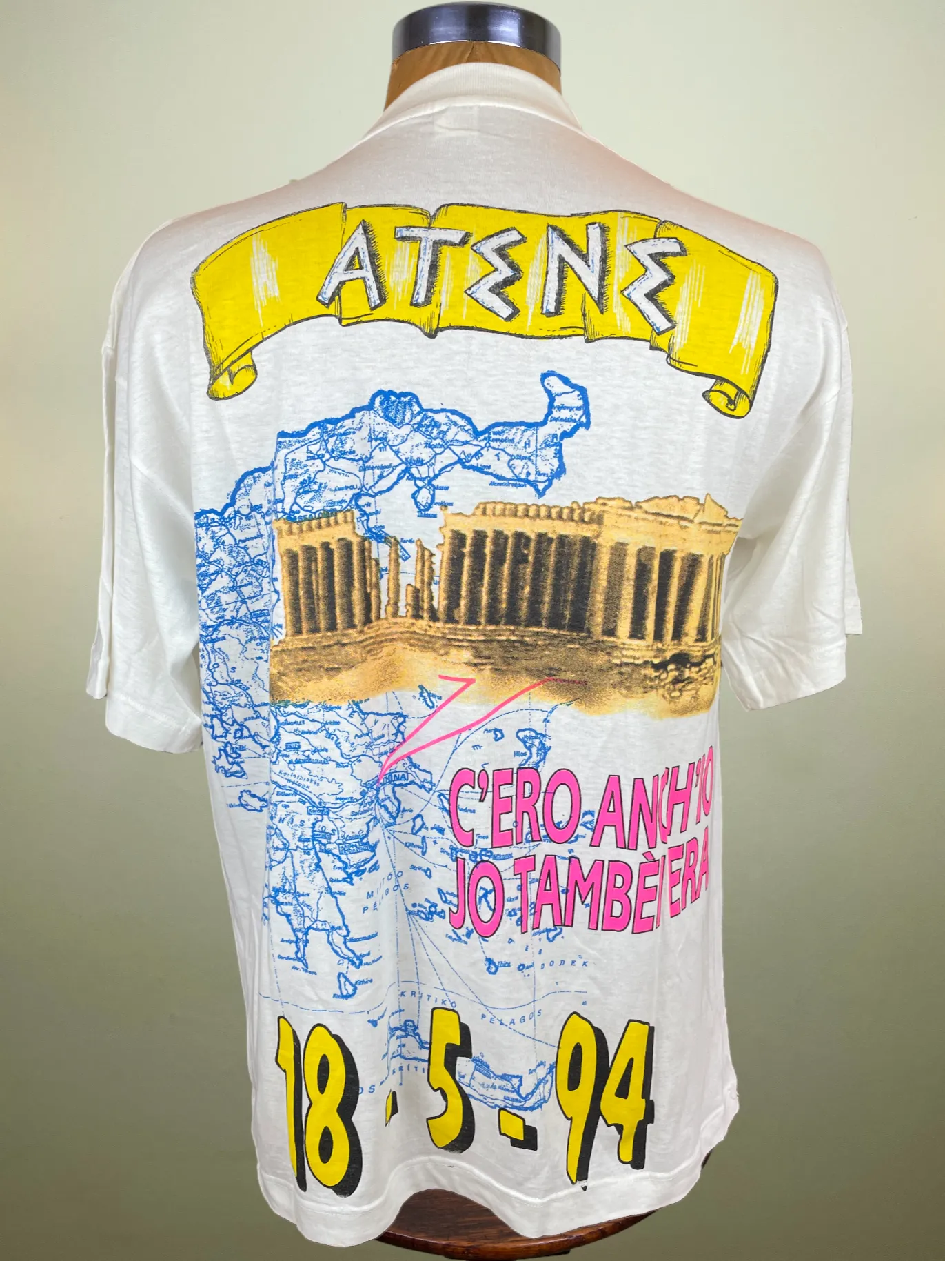 T-Shirt | 1994 | AC Milan vs Barcelona | European Cup Final | Bootleg T-Shirt