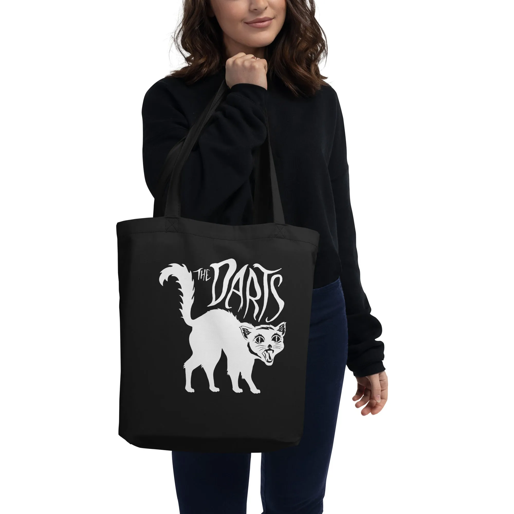 THE DARTS - "Spooky Cat" Tote Bag