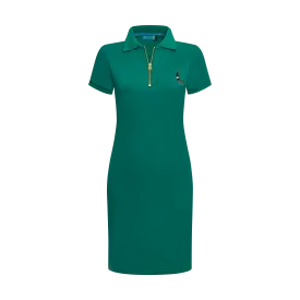 THE TERIDAE POLO DRESS-KELLY