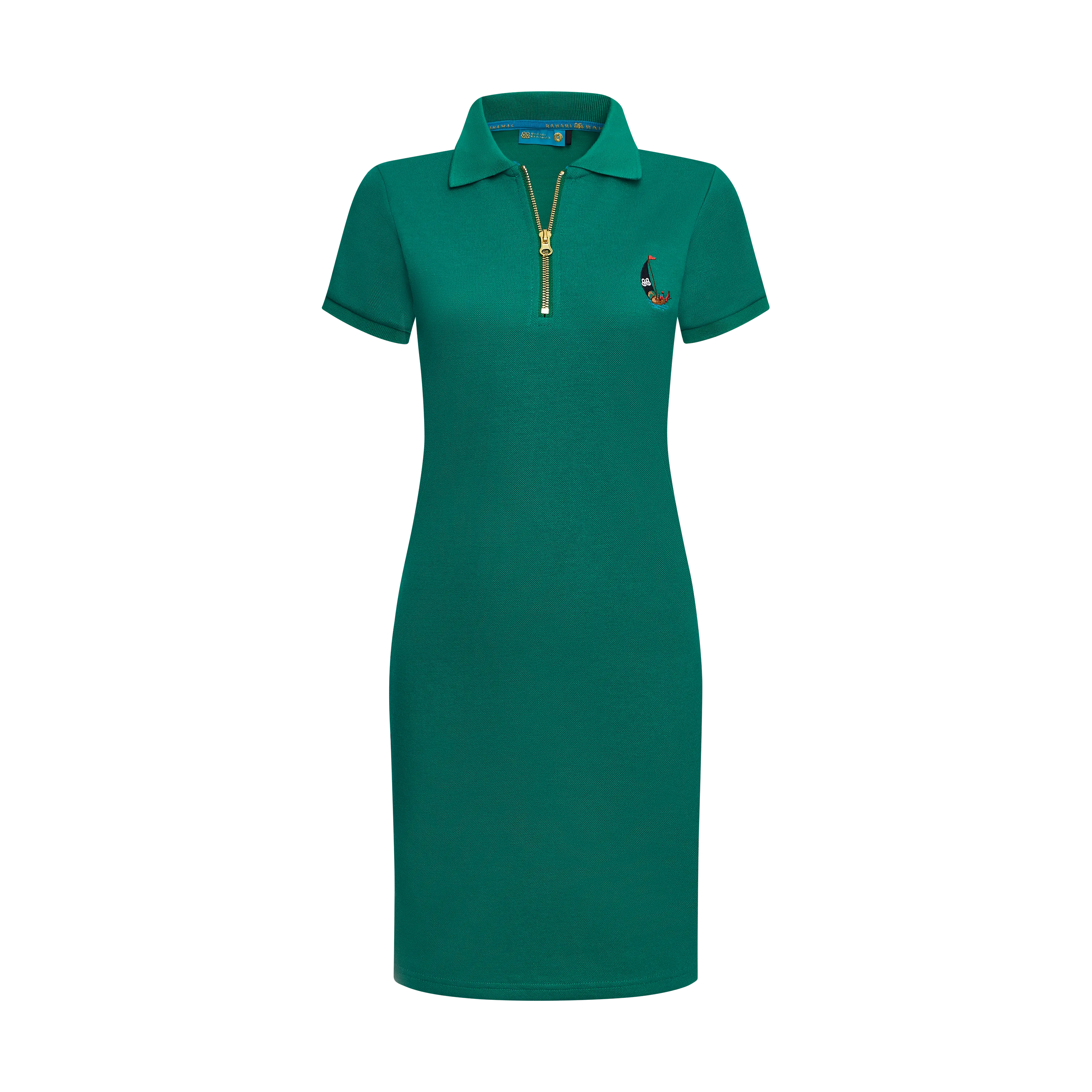 THE TERIDAE POLO DRESS-KELLY