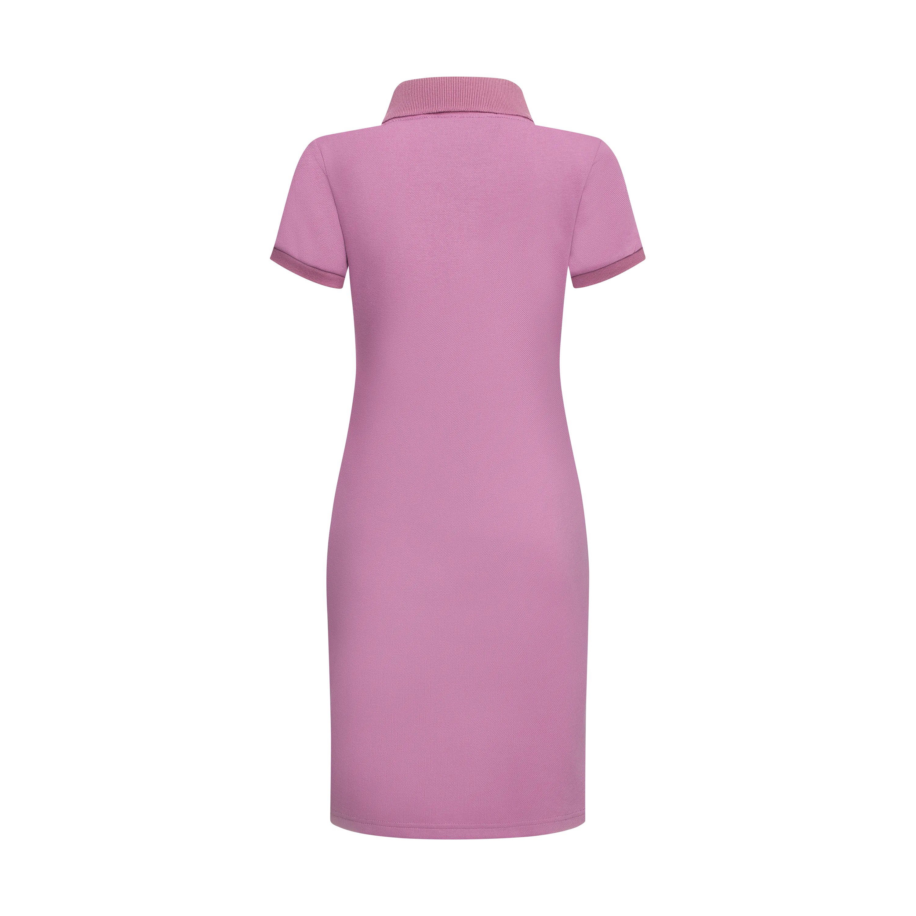 THE TERIDAE POLO DRESS-MAUVE