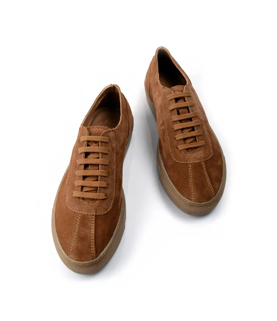 Unlined Sneakers - Beige Suede