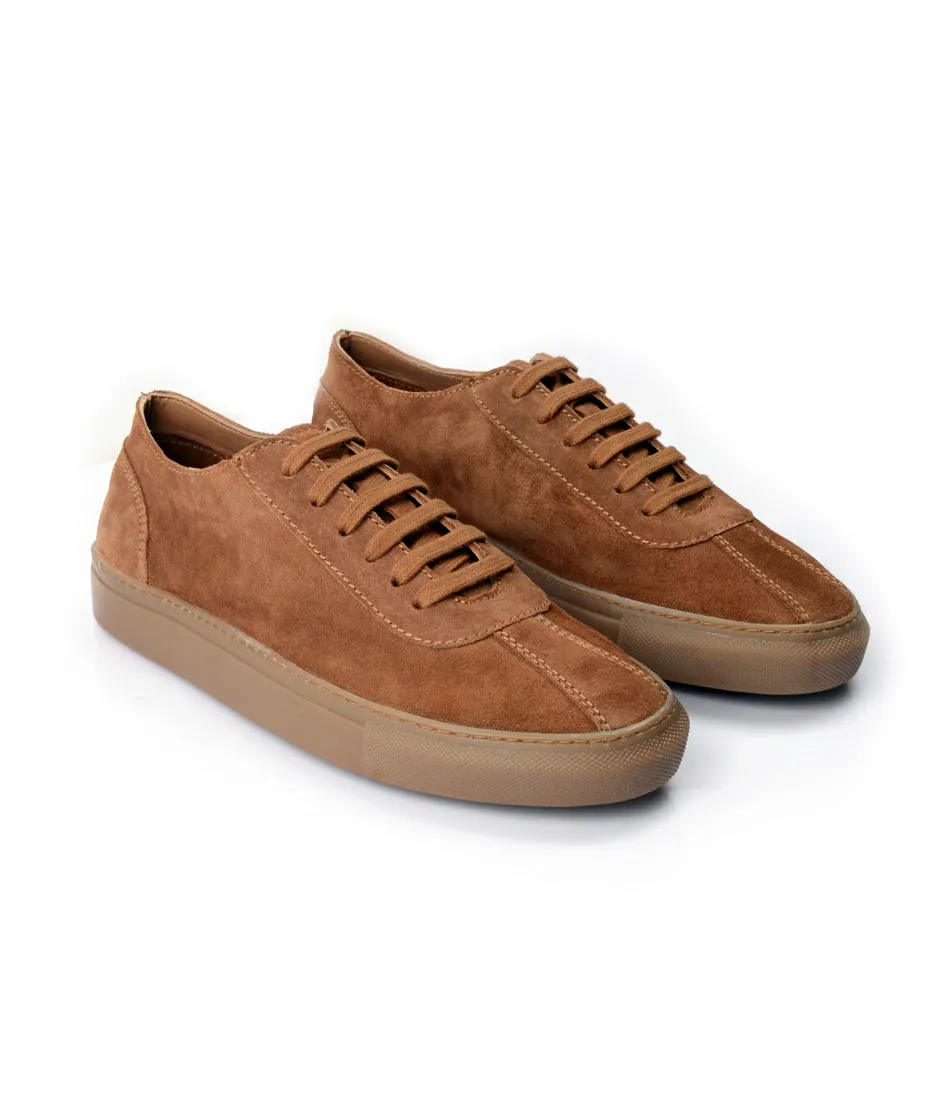 Unlined Sneakers - Beige Suede