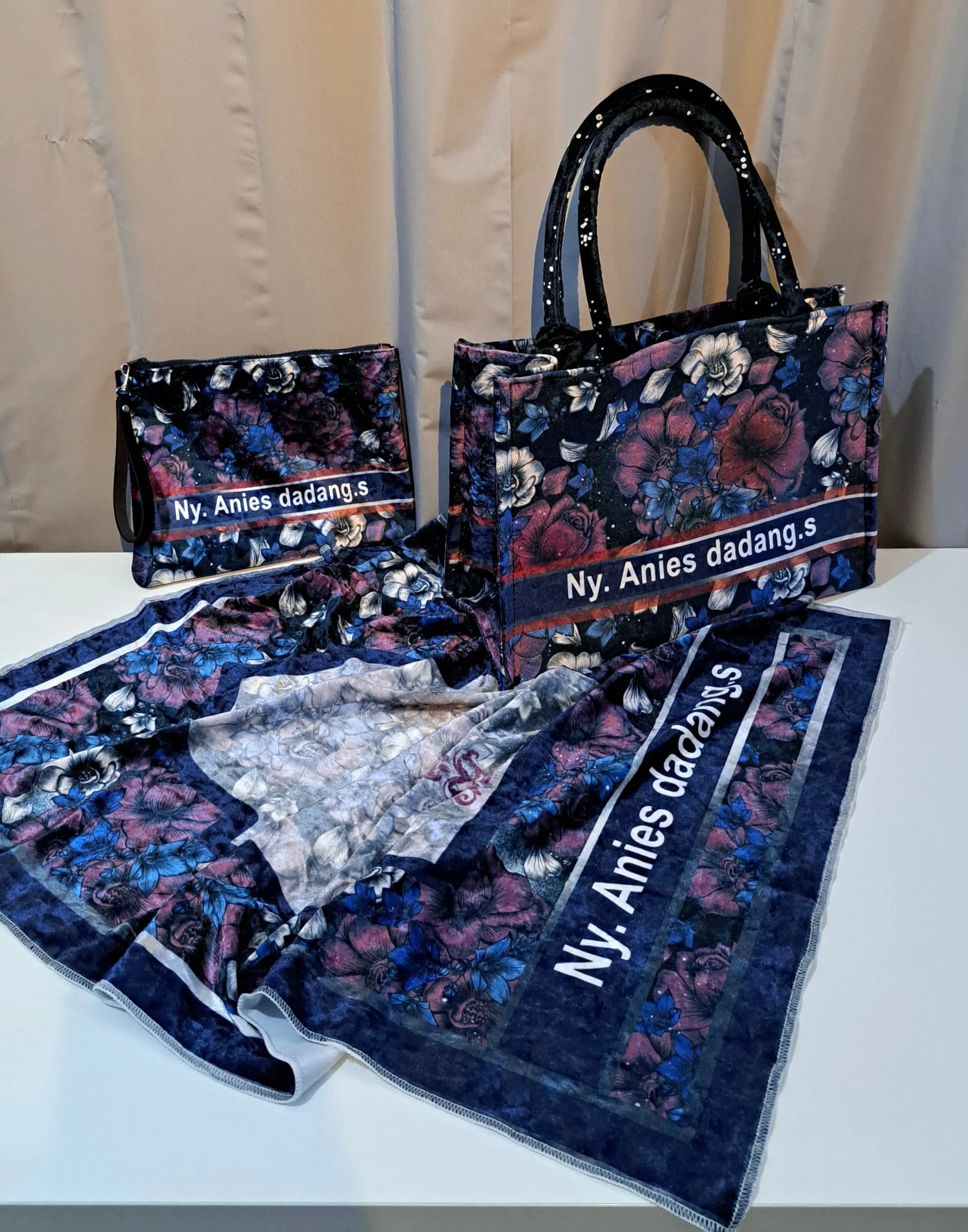 Velvet Tote Bag