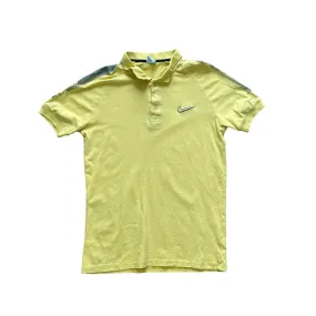 Vintage 90s Yellow Nike Polo Shirt - Small