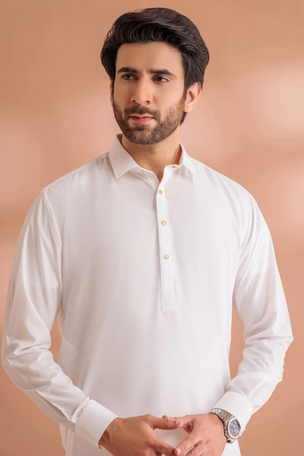 WHITE-BLENDED-SHALWAR SUIT - (GSSS24-003) BIN 59 M10