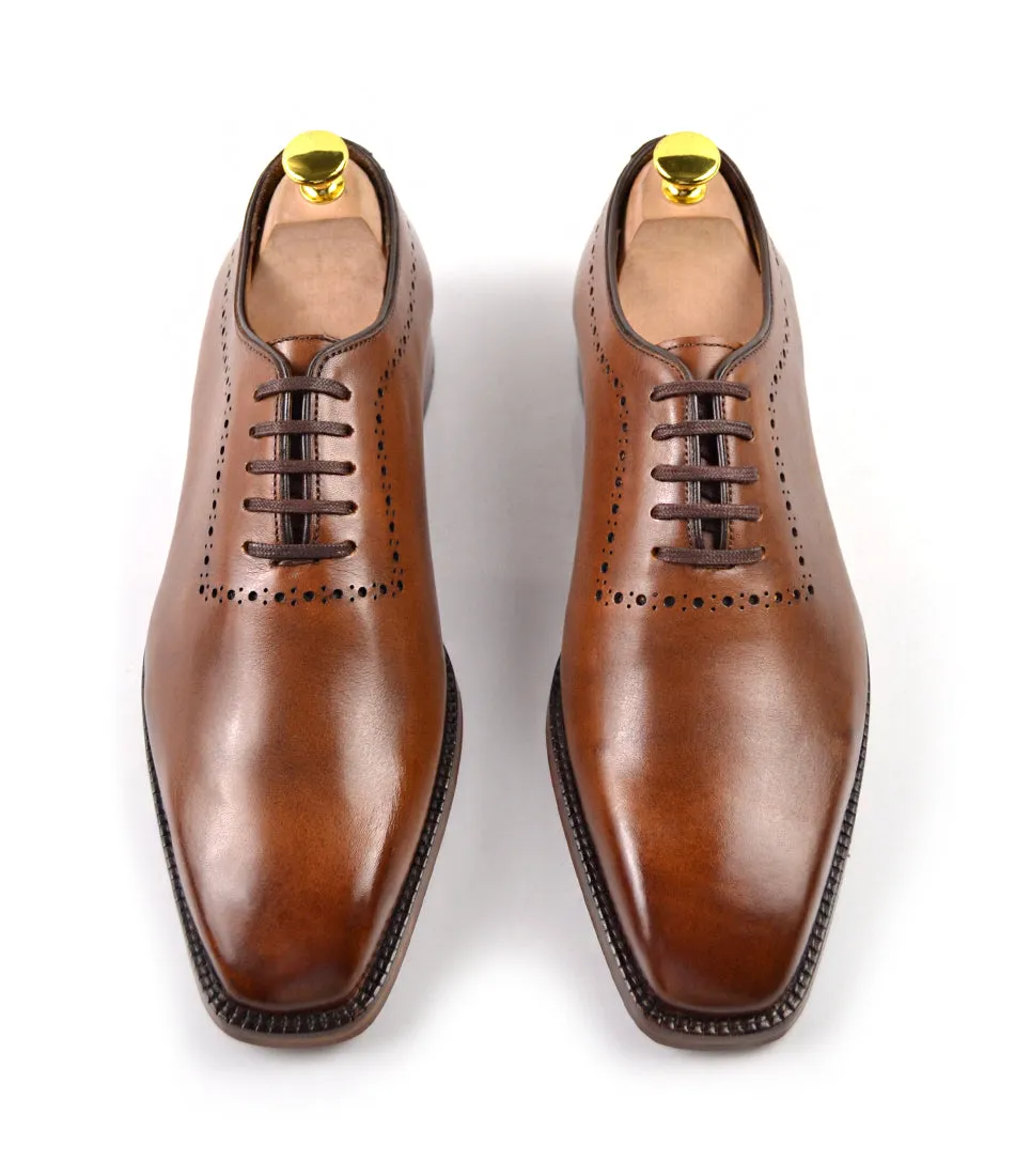 Wholecut Oxfords - Brown