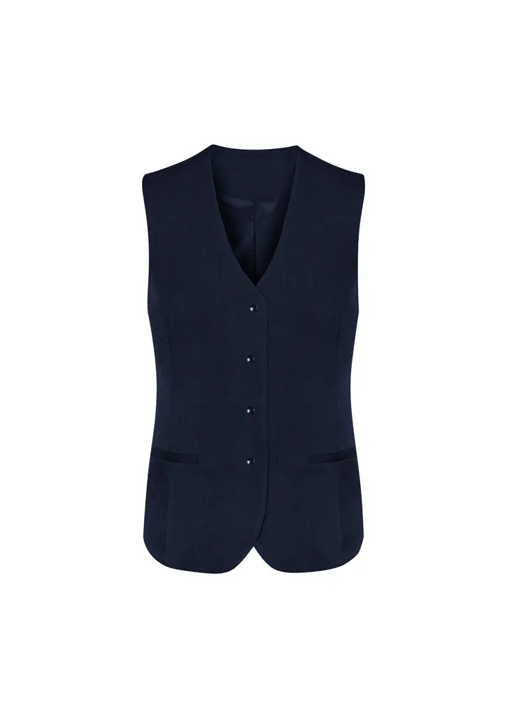 Womens Comfort Wool Longline Vest