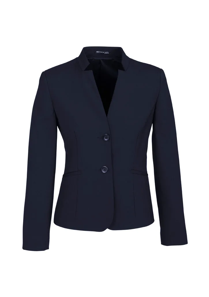 Womens Comfort Wool Reverse Lapel Jacket