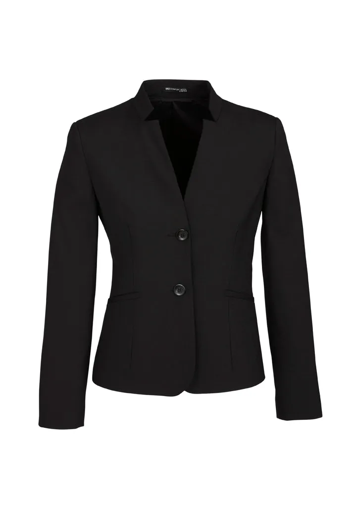 Womens Comfort Wool Reverse Lapel Jacket