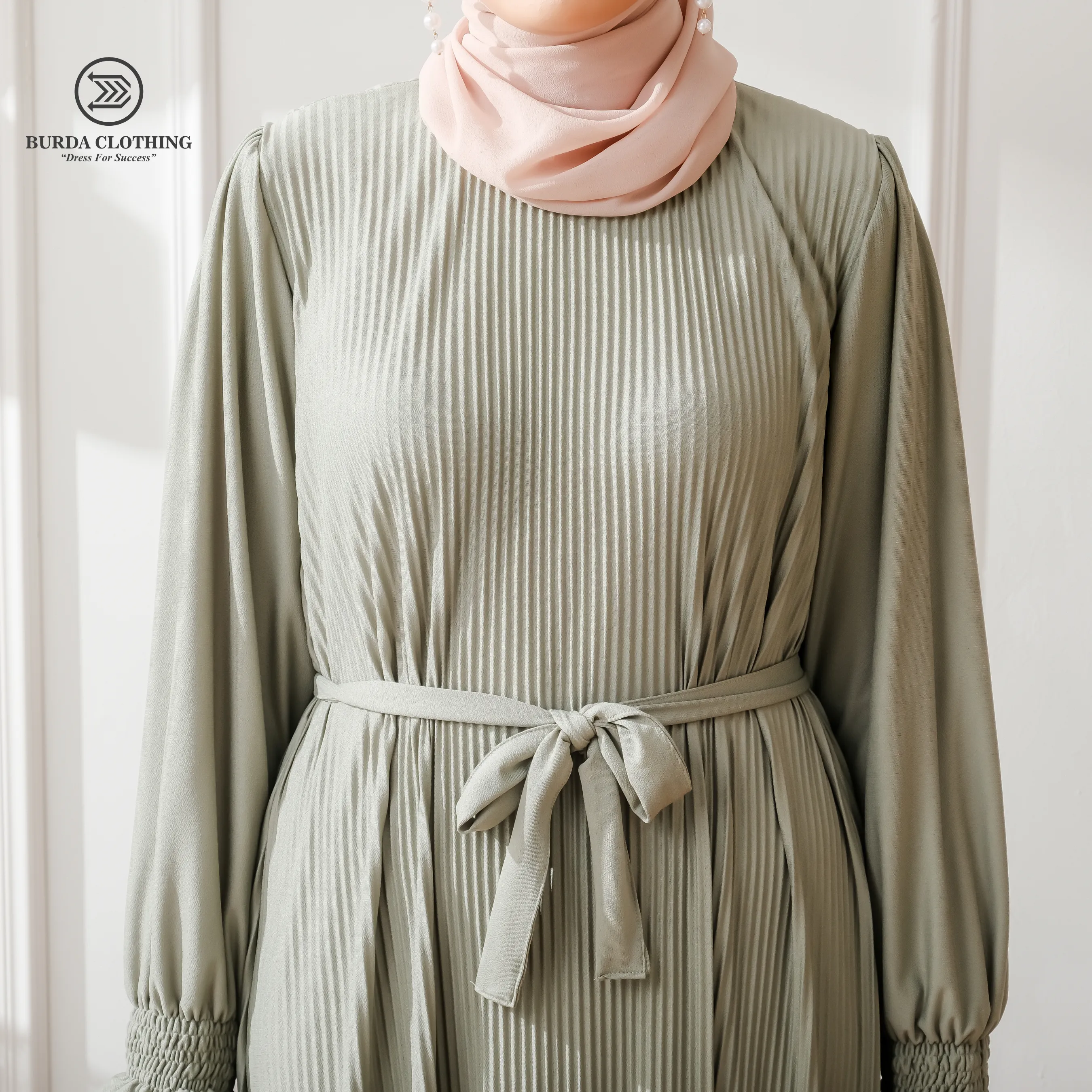 Women's Plain Dress Green